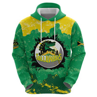 Custom Jamaica Cricket Hoodie Go Champions Tallawahs Grunge Style
