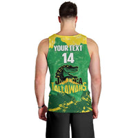 Custom Jamaica Cricket Men Tank Top Go Champions Tallawahs Grunge Style