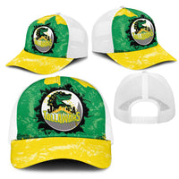 Jamaica Cricket Mesh Trucker Cap Go Champions Tallawahs Grunge Style - Wonder Print Shop