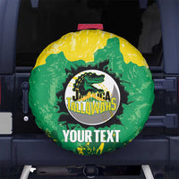 Custom Jamaica Cricket Spare Tire Cover Go Champions Tallawahs Grunge Style