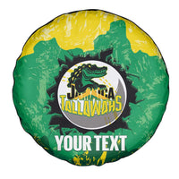 Custom Jamaica Cricket Spare Tire Cover Go Champions Tallawahs Grunge Style