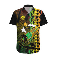 Paddle Board Hawaii Hawaiian Shirt Molokai 2 Oahu World Championships Kakau Pattern - Wonder Print Shop