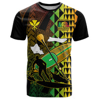Paddle Board Hawaii T Shirt Molokai 2 Oahu World Championships Kakau Pattern - Wonder Print Shop