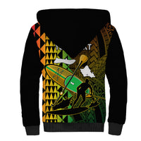 Personalised Paddle Board Hawaii Sherpa Hoodie Molokai 2 Oahu World Championships Kakau Pattern - Wonder Print Shop