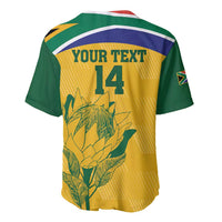 Custom South Africa Cricket Baseball Jersey Go Champions World Cup Proteas - Wonder Print Shop