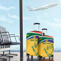 Custom South Africa Cricket Luggage Cover Go Champions World Cup Proteas - Wonder Print Shop