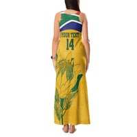 Custom South Africa Cricket Tank Maxi Dress Go Champions World Cup Proteas - Wonder Print Shop