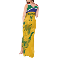 Custom South Africa Cricket Tank Maxi Dress Go Champions World Cup Proteas - Wonder Print Shop