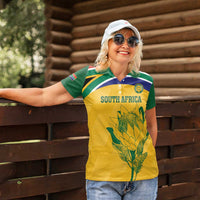 Custom South Africa Cricket Women Polo Shirt Go Champions World Cup Proteas - Wonder Print Shop