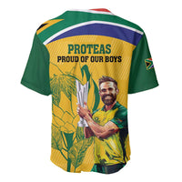 South Africa Cricket Baseball Jersey 1st Champions World Cup Proud Of Our Boys - Wonder Print Shop