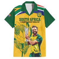 South Africa Cricket Family Matching Tank Maxi Dress and Hawaiian Shirt 1st Champions World Cup Proud Of Our Boys - Wonder Print Shop