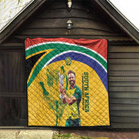 South Africa Cricket Quilt 1st Champions World Cup Proud Of Our Boys - Wonder Print Shop
