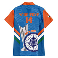 Custom India Cricket Family Matching Puletasi and Hawaiian Shirt 2nd Champions World Cup Men In Blue - Wonder Print Shop