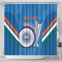 Custom India Cricket Shower Curtain 2nd Champions World Cup Men In Blue