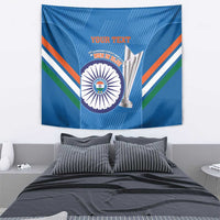 Custom India Cricket Tapestry 2nd Champions World Cup Men In Blue - Wonder Print Shop