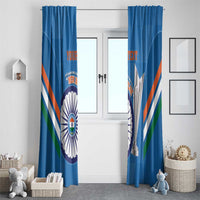 Custom India Cricket Window Curtain 2nd Champions World Cup Men In Blue - Wonder Print Shop