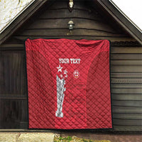 Custom England Cricket Quilt 3rd Champions World Cup Proud - Wonder Print Shop