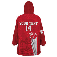 Custom England Cricket Wearable Blanket Hoodie 3rd Champions World Cup Proud - Wonder Print Shop