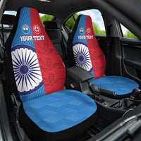Custom India And England Cricket Car Seat Cover 2024 Together Dynamic Version - Wonder Print Shop