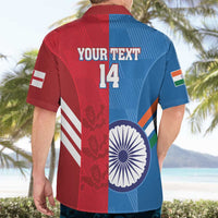 Custom India And England Cricket Hawaiian Shirt 2024 Together Dynamic Version - Wonder Print Shop