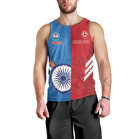 Custom India And England Cricket Men Tank Top 2024 Together Dynamic Version - Wonder Print Shop