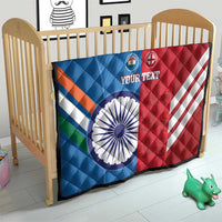 Custom India And England Cricket Quilt 2024 Together Dynamic Version - Wonder Print Shop
