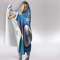 Custom India And South Africa Cricket Hooded Blanket 2024 Together Dynamic Version