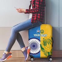 Custom India And South Africa Cricket Luggage Cover 2024 Together Dynamic Version - Wonder Print Shop