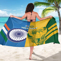 Custom India And South Africa Cricket Sarong 2024 Together Dynamic Version - Wonder Print Shop