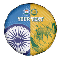 Custom India And South Africa Cricket Spare Tire Cover 2024 Together Dynamic Version - Wonder Print Shop
