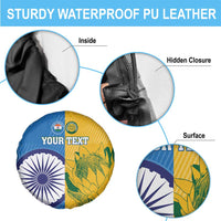 Custom India And South Africa Cricket Spare Tire Cover 2024 Together Dynamic Version - Wonder Print Shop