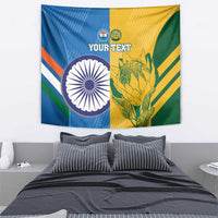 Custom India And South Africa Cricket Tapestry 2024 Together Dynamic Version - Wonder Print Shop