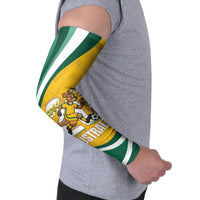 Australia 2026 Soccer Custom Arm Sleeves Go Socceroos Kangaroo Mascot Yellow Sporty