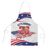 United States 2026 Soccer Apron We Are USA Go Champions Flag Waves