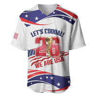 United States 2026 Soccer Custom Baseball Jersey We Are USA Go Champions Flag Waves