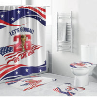 United States 2026 Soccer Bathroom Set We Are USA Go Champions Flag Waves