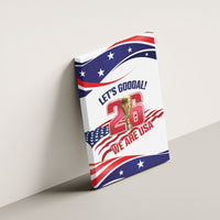 United States 2026 Soccer Canvas Wall Art We Are USA Go Champions Flag Waves