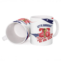 United States 2026 Soccer Custom Ceramic Mug We Are USA Go Champions Flag Waves