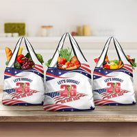 United States 2026 Soccer Grocery Bag We Are USA Go Champions Flag Waves