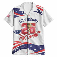 United States 2026 Soccer Custom Hawaiian Shirt We Are USA Go Champions Flag Waves