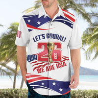 United States 2026 Soccer Custom Hawaiian Shirt We Are USA Go Champions Flag Waves