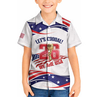 United States 2026 Soccer Custom Hawaiian Shirt We Are USA Go Champions Flag Waves