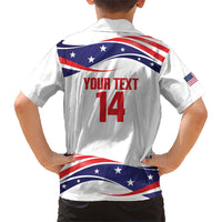 United States 2026 Soccer Custom Kid Hawaiian Shirt We Are USA Go Champions Flag Waves