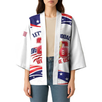 United States 2026 Soccer Custom Kimono We Are USA Go Champions Flag Waves