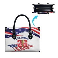 United States 2026 Soccer Leather Bag We Are USA Go Champions Flag Waves