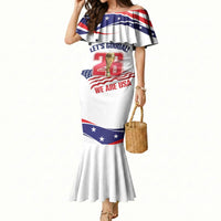 United States 2026 Soccer Custom Mermaid Dress We Are USA Go Champions Flag Waves