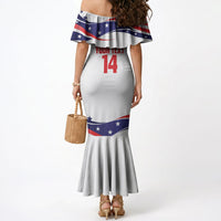 United States 2026 Soccer Custom Mermaid Dress We Are USA Go Champions Flag Waves