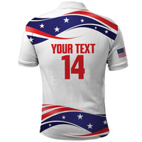 United States 2026 Soccer Custom Polo Shirt We Are USA Go Champions Flag Waves