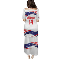 United States 2026 Soccer Custom Puletasi We Are USA Go Champions Flag Waves