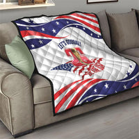 United States 2026 Soccer Quilt We Are USA Go Champions Flag Waves